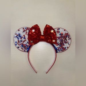 Red White & Blue Mickey Ears